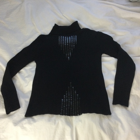 Bianca Nygard size 10/12 Faux Leather Accents - Picture 3 of 5